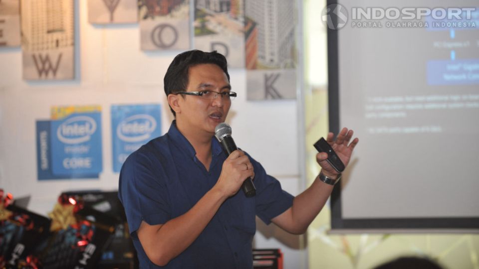 Benny Lodewijk, product manajer PT Nusantara Jaya Teknologi. Copyright: © Ratno Prasetyo/INDOSPORT
